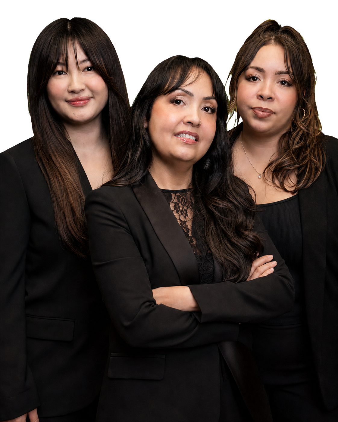 The three Christopher Anthony Salon stylists posed together